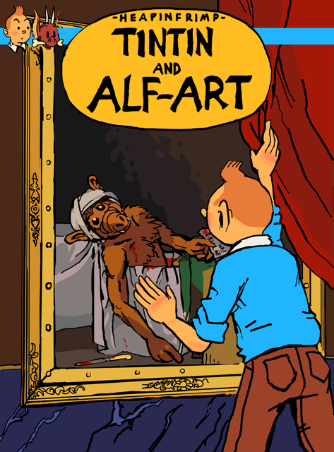 Tintin and Alf-Art
Unbeknown to all but the most studied [i]Tintinologists,[/i] HergÃ© had several unfinished stories in progress at the time of his death. This one is somewhat lesser-known than its similarly-titled companion.
