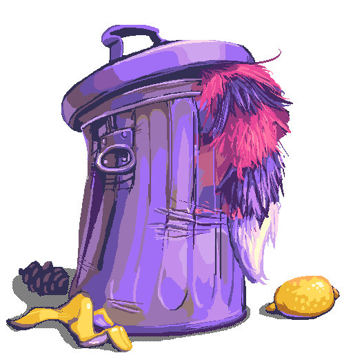 refuse to explain 1
1 of 3 for wimpod;  The creature appears undeterred.

My pedantry may have run away with them; they do not match the old ones!  And in fact the trash can still needs work, so I am trying not to look at it!
