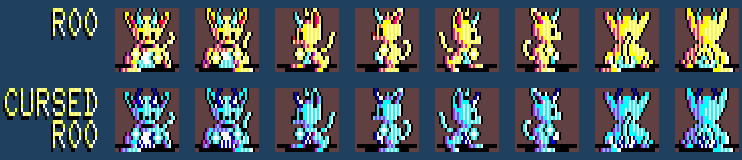 having weird japanese 1980s computer vertical dithering is not considered a curse